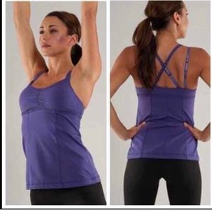 Lululemon" Warrior 1 Double Strap yoga Workout Tank Top